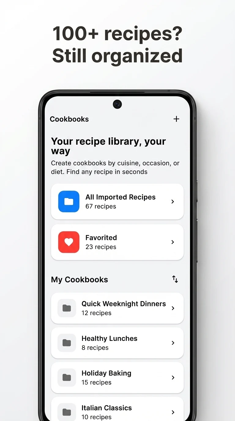 Recipe organizer: Recipe Bro screenshot